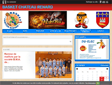 Tablet Screenshot of basketchateau-renard.com